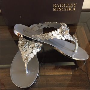 badgley mischka bali jelly flip flop